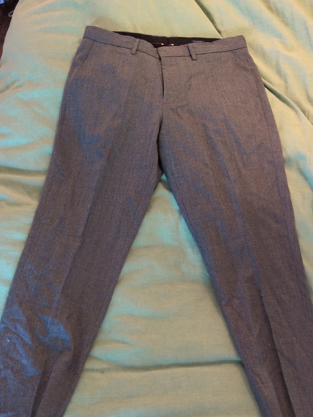 J. Crew Men's Gray Dress Pants - Slim Straight